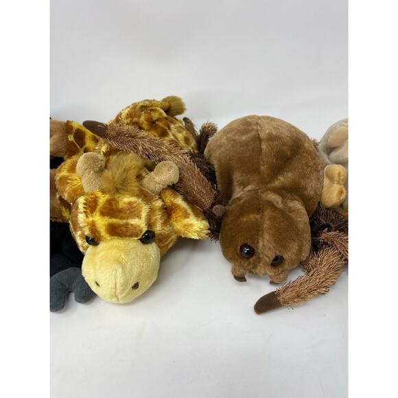 Caltoy Hand Puppets Lot of 5 Giraffe Camel Spider Lion Scorpion Plush Preschool - Picture 3 of 12